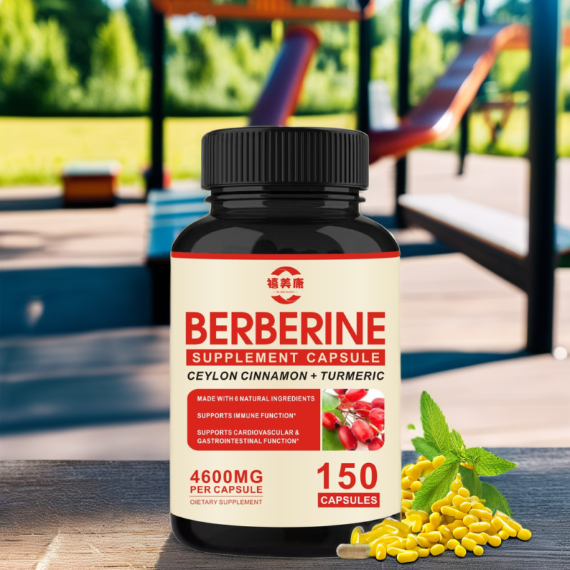Berberine Capsules Factory - Own Brand Vegetarian Supplement Weight Management Digestion