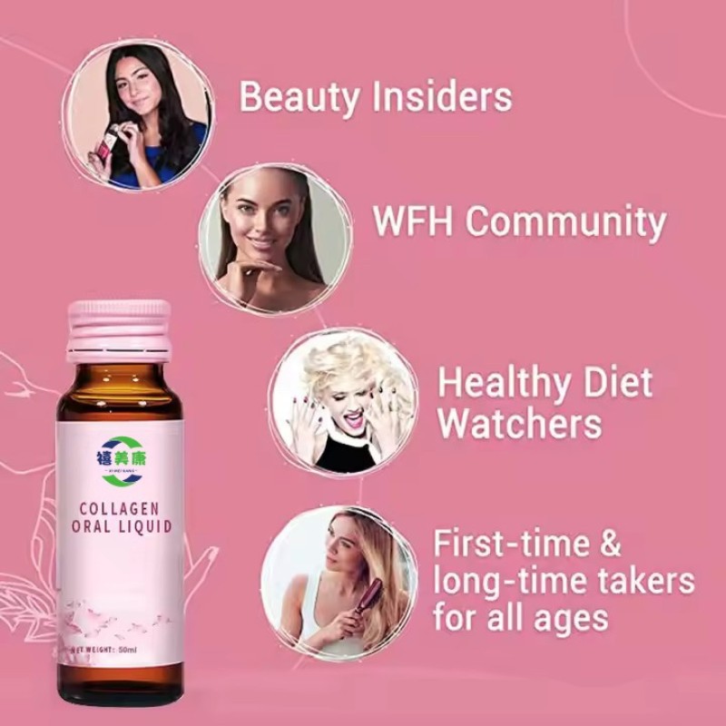 Female Collagen Oral Liquid Manufacturer - Own Brand Nutritional Formula Skin Health