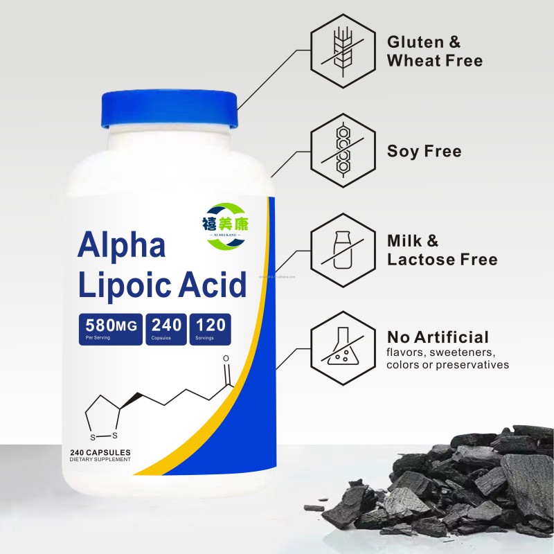 Alpha Lipoic Acid Capsules Manufacturer - OEM ODM Private Label 100% Natural 600mg