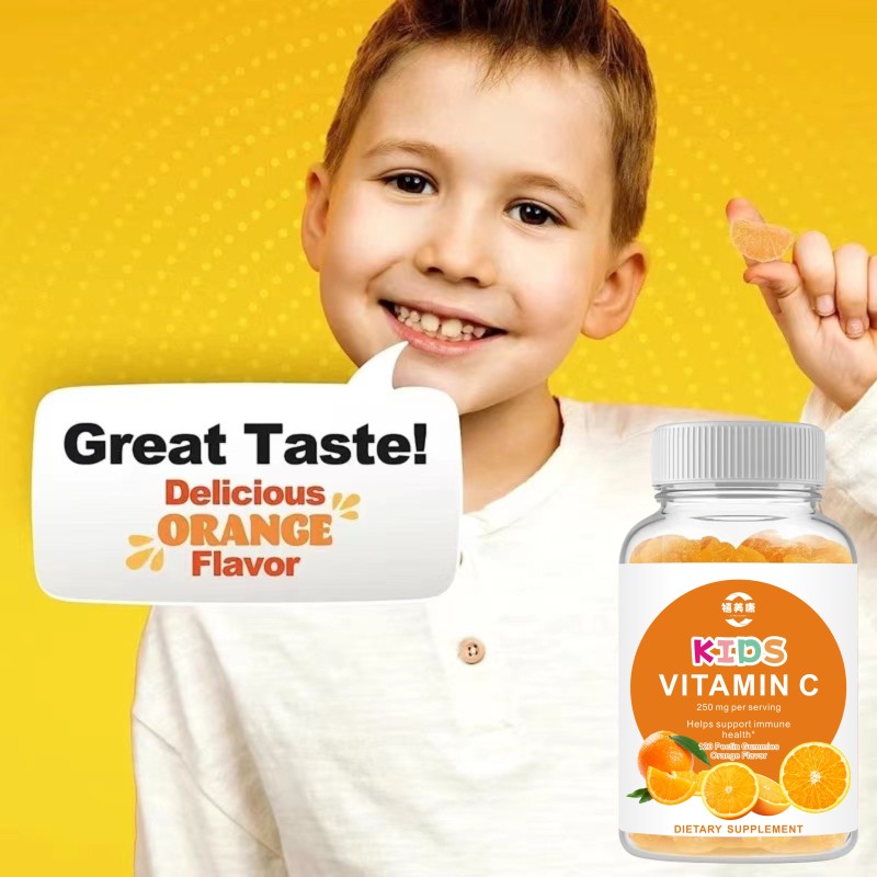 Child Gummy Candy Supplier - High Quality Immune Booster Vitamin C Chewable Tablets