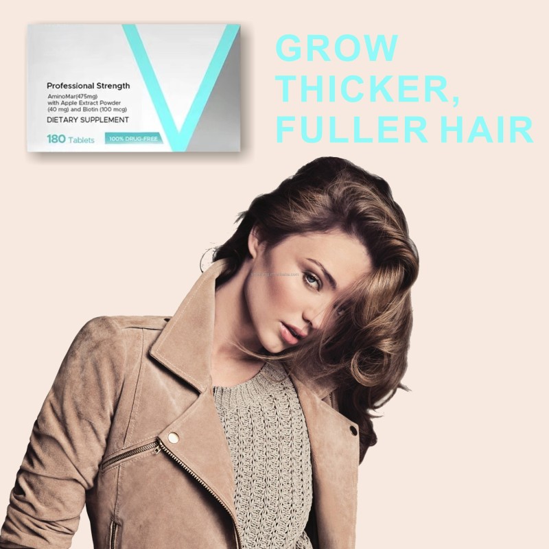 Hair Growth Supplement Tablets Factory - Supply 180 Tablets with Collagen Complex