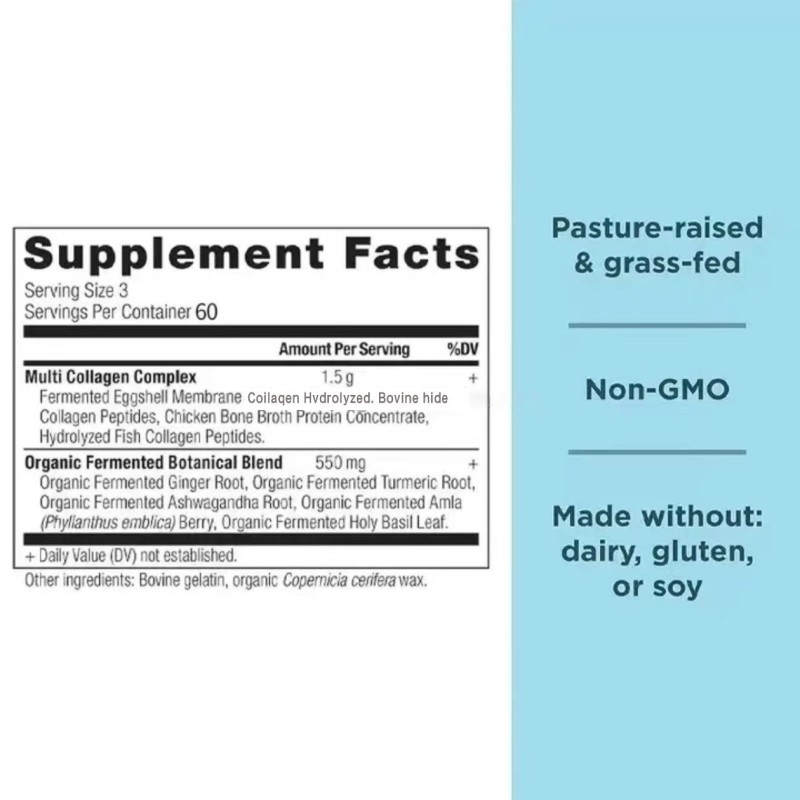 Hair Growth Supplement Tablets Factory - Supply 180 Tablets with Collagen Complex