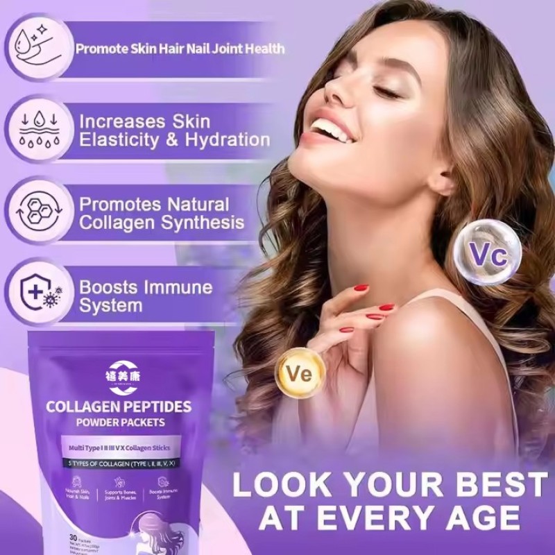 Collagen Peptide Powder Factory - Own Brand Oral Liquid Reduces Bone Loss Gut Health