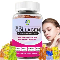 Skin Whitening Gummy Candy Supplier - High Potency Health Supplement Hair Skin Collagen