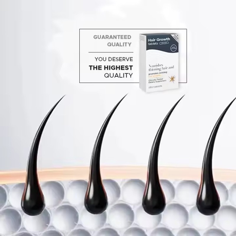 Male Hair Growth Tablets Factory - Best Selling Supplements for Sparse Hair Nourishment