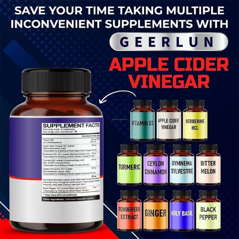 Apple Cider Vinegar Capsule Manufacturer - OEM ODM Fat Burner Weight Management