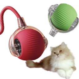 USB Cat Toy Supplier - Rechargeable Automatic Pompom Toy Modern Interactive Plush