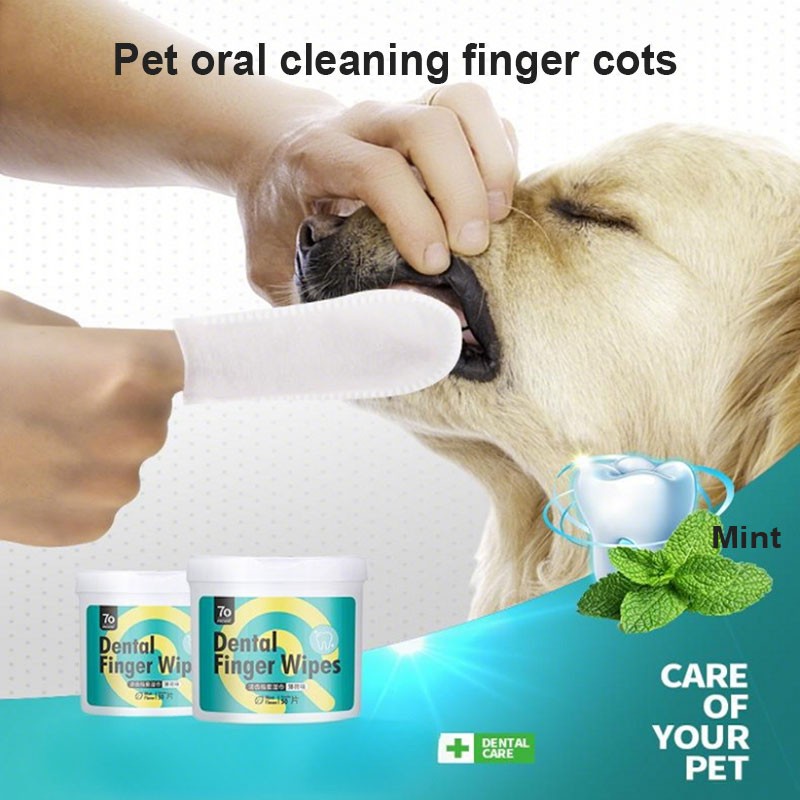 Pet Eye Care Supplier - Soft Finger Cot Wet Wipes for Eye Ear Care Mite Removal
