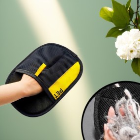 Pet Hair Brush Manufacturer - Durable High Density Teeth Gloves Feature for Cats Dogs