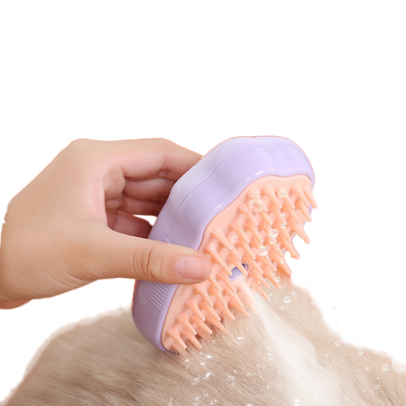 Electric Spray Comb Manufacturer - Reusable Silicone Self-Cleaning Pet Hair Remover