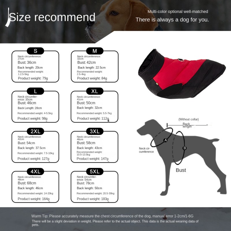 Winter Pet Clothes Factory - Cross-Border for Small Medium-sized Dogs Cotton-Padded