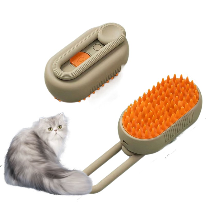Pet Comb Supplier - Misty Handle Plastic Needle Brush Spray for Steam Massage