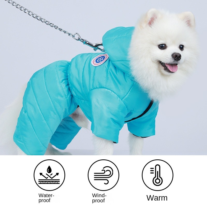 Puppy Clothes Factory - Cross-Border Winter Thickened Warm Lightweight Cotton-padded