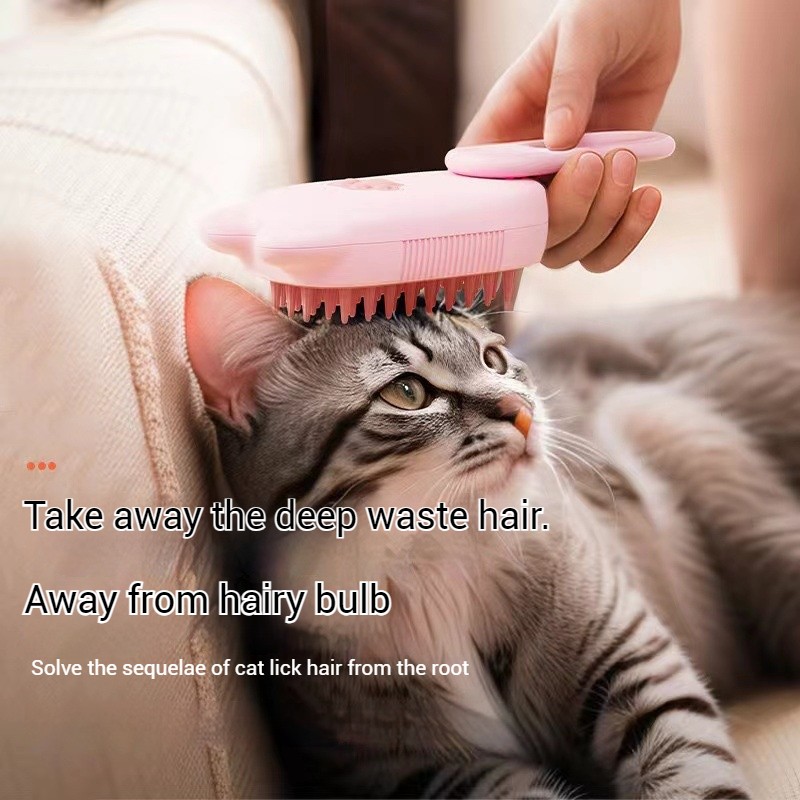 Automatic Hair Removal Brush Factory - One-Click Silicone Plastic Spray No Flying Hair