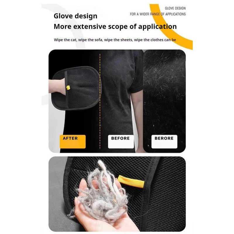 Pet Hair Brush Manufacturer - Durable High Density Teeth Gloves Feature for Cats Dogs