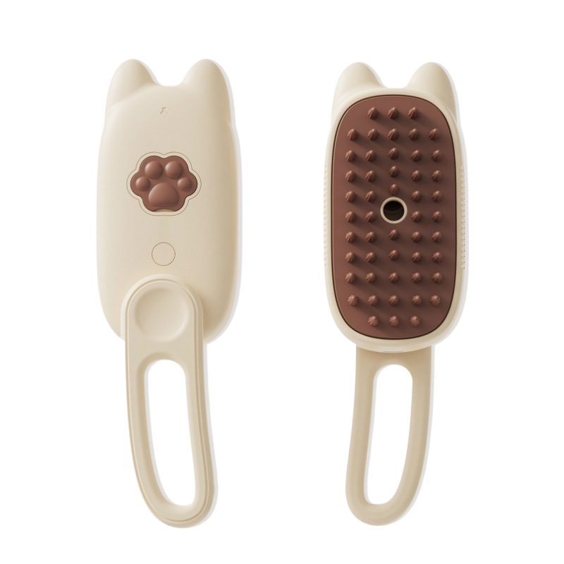 Pet Hair Removal Comb Supplier - Silicone Plastic Needle Brush for Bathing Steam Care