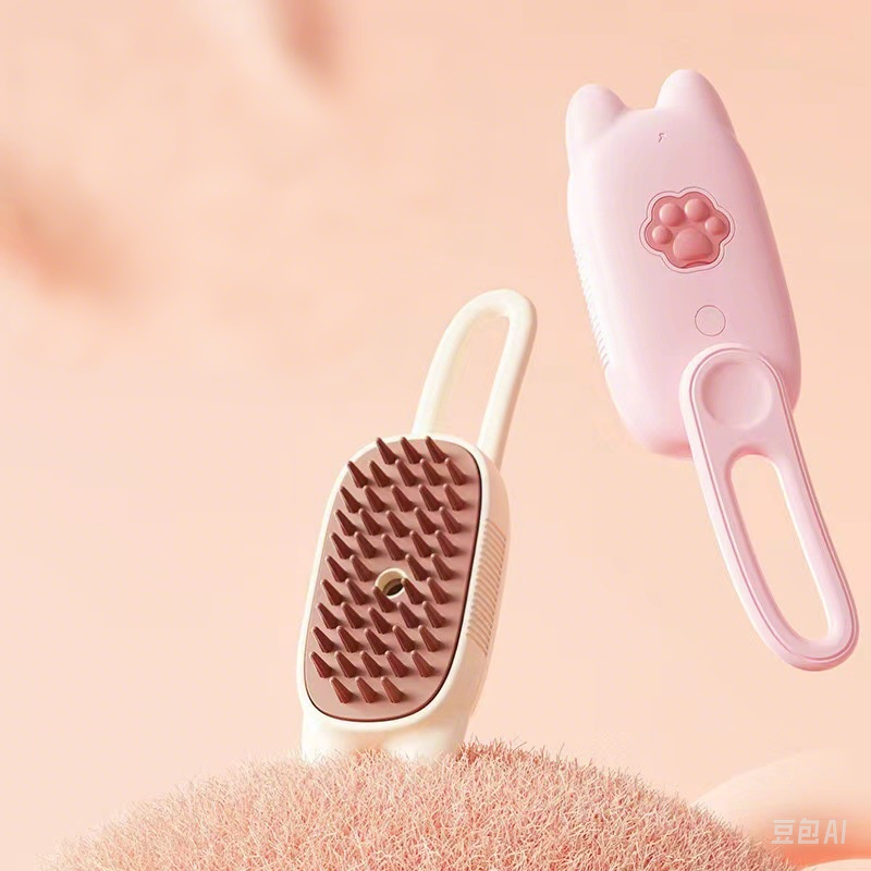 Pet Grooming Brush Factory - 2025 Luxury Plastic Silicone Comb with Open Knot Needle