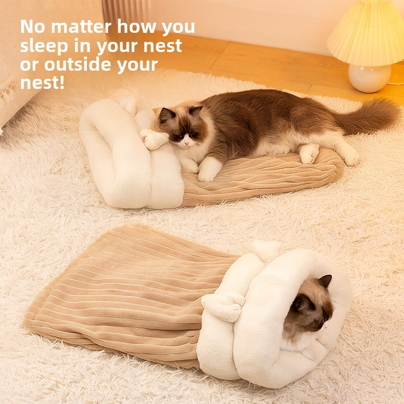 Pet Sleeping Bag Manufacturer - Winter Warm Universal Four Seasons Secure Tunnel