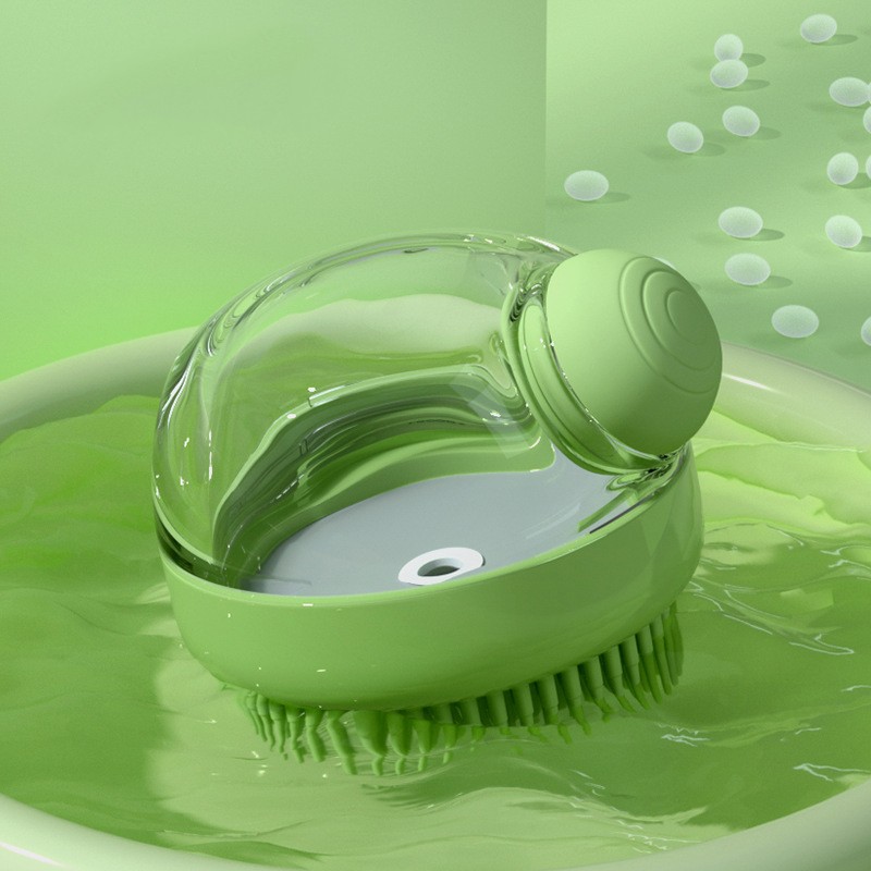 Round Pet Brush Manufacturer - High Quality Silicone Soft Bathing Hair Remover