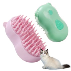 Portable Pet Hair Remover Factory - 3 in 1 Foldable Silicone Massage Cleaning Brush