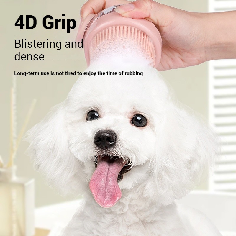 Wet Hair Brushes Supplier - Amazing Silicone Plastic for Dogs Cats Bathing Comb