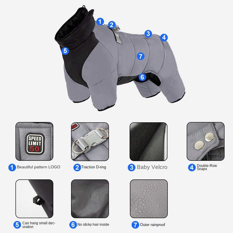 Pet Leash Supplier - Wholesale Anti-Break Reflective Vest-Style Padded Chest