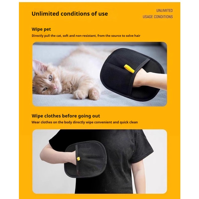 Pet Hair Brush Manufacturer - Durable High Density Teeth Gloves Feature for Cats Dogs