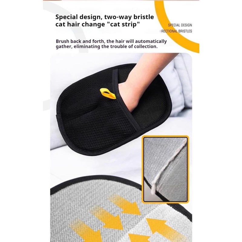 Pet Hair Brush Manufacturer - Durable High Density Teeth Gloves Feature for Cats Dogs