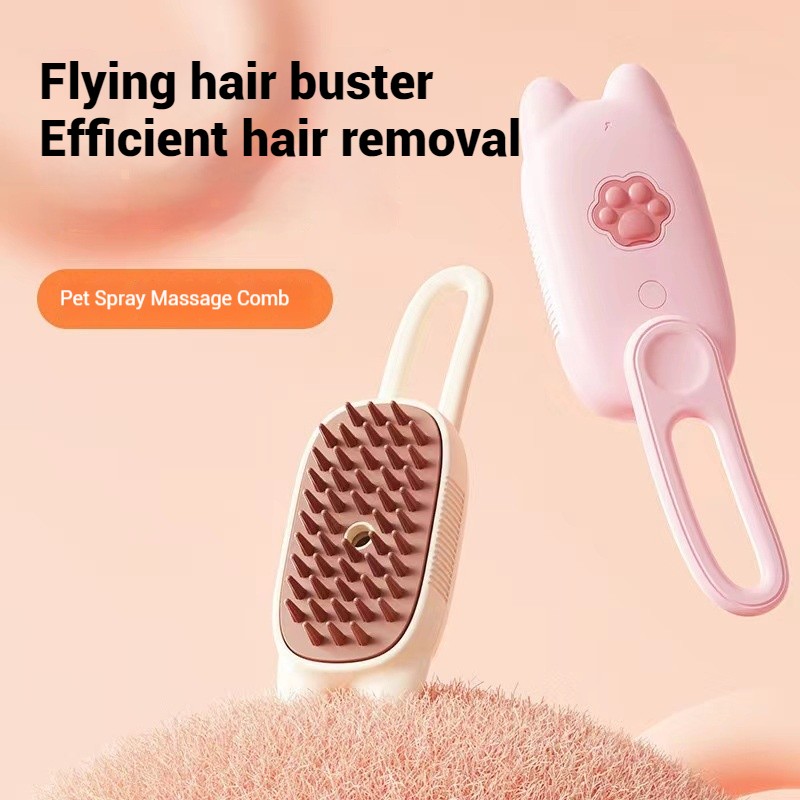 Pet Shaving Comb Manufacturer - One-Click Cat Dog Steam Brush Fur Hair Remover