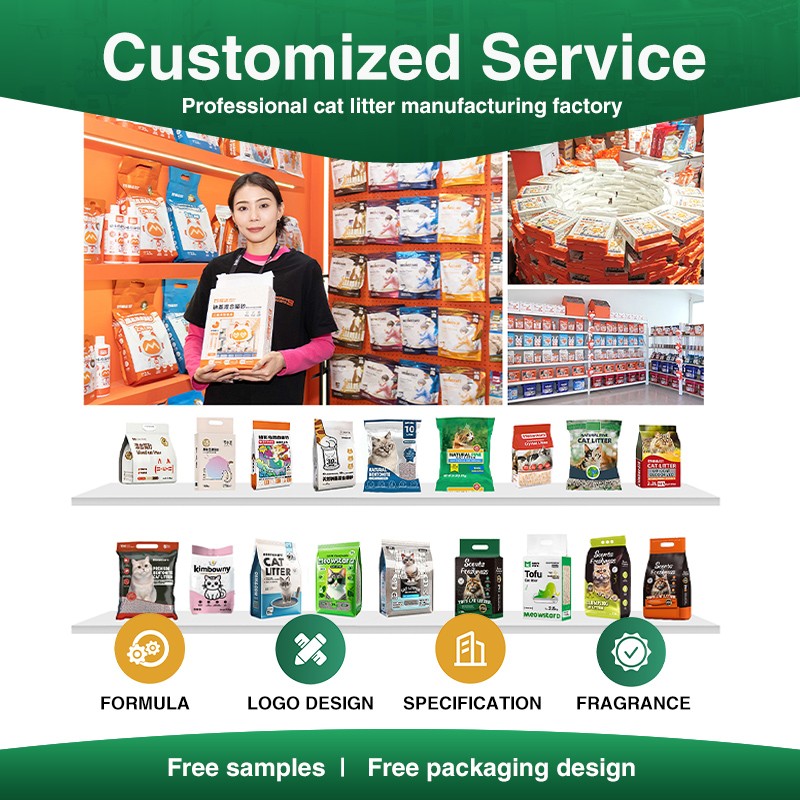 Custom Mixed Tofu Cat Litter Manufacturer - Flavors Strong Clumping