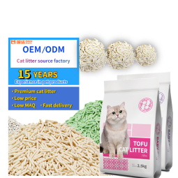 Sodium Cat Sand Manufacturer - Pure Natural Plant Fiber Tofu
