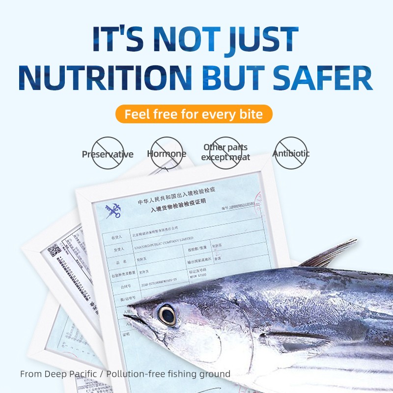 Canned Cat Food Manufacturer - Recipe Tuna White Meat Crab