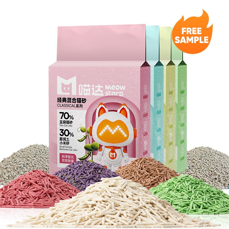 Custom Mixed Tofu Cat Litter Manufacturer - Flavors Strong Clumping