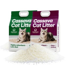Natural Cassava Cat Litter Factory - OEM Dust Free 7 Liters