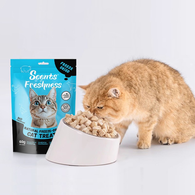 Healthy Cat Snacks Factory - Hot Selling Cod Freeze Dried
