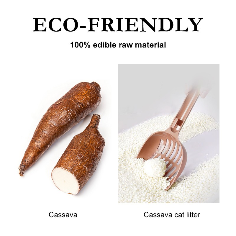 Corn Cassava Cat Litter Factory - OEM Odor Control Flushable