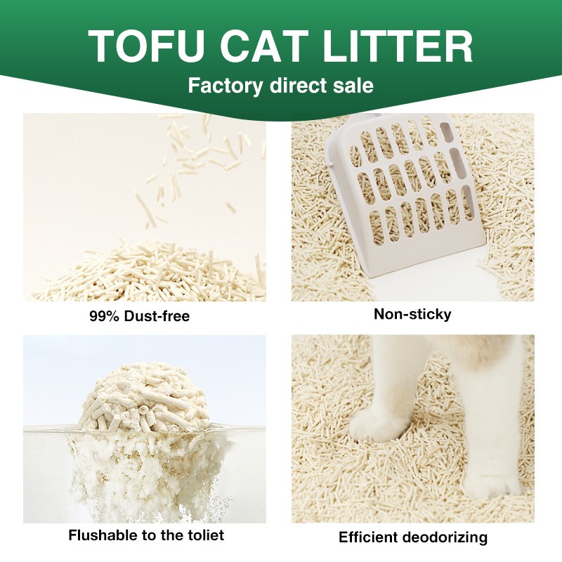 Corn Tofu Cat Litter Supplier - Eco Friendly Strong Clumping