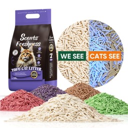 Premium Clumping Bentonite Litter Supplier - UV Attractant Tofu