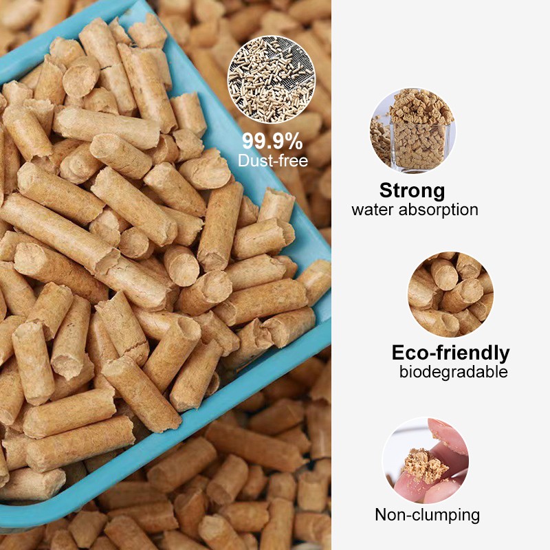 Pine Wood Pellet Cat Litter Supplier - Natural Bulk Flushable