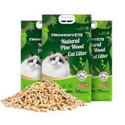 Sustainable Pine Cat Litter Supplier - 10kg Non Clumping Large