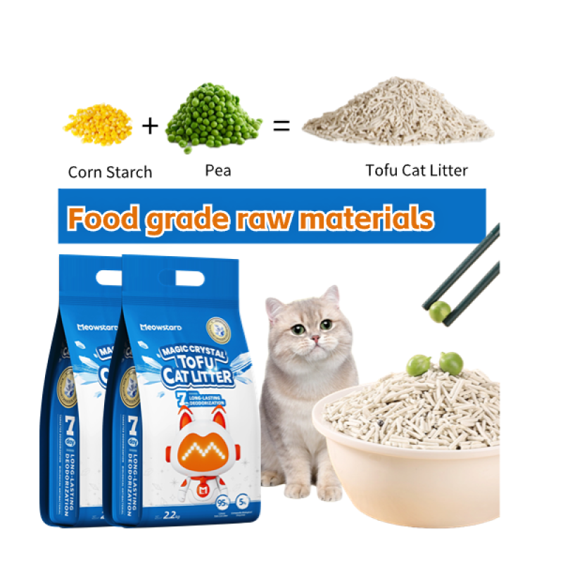 Biodegradable Cat Litter Factory - New Trends Pea Plant Fiber