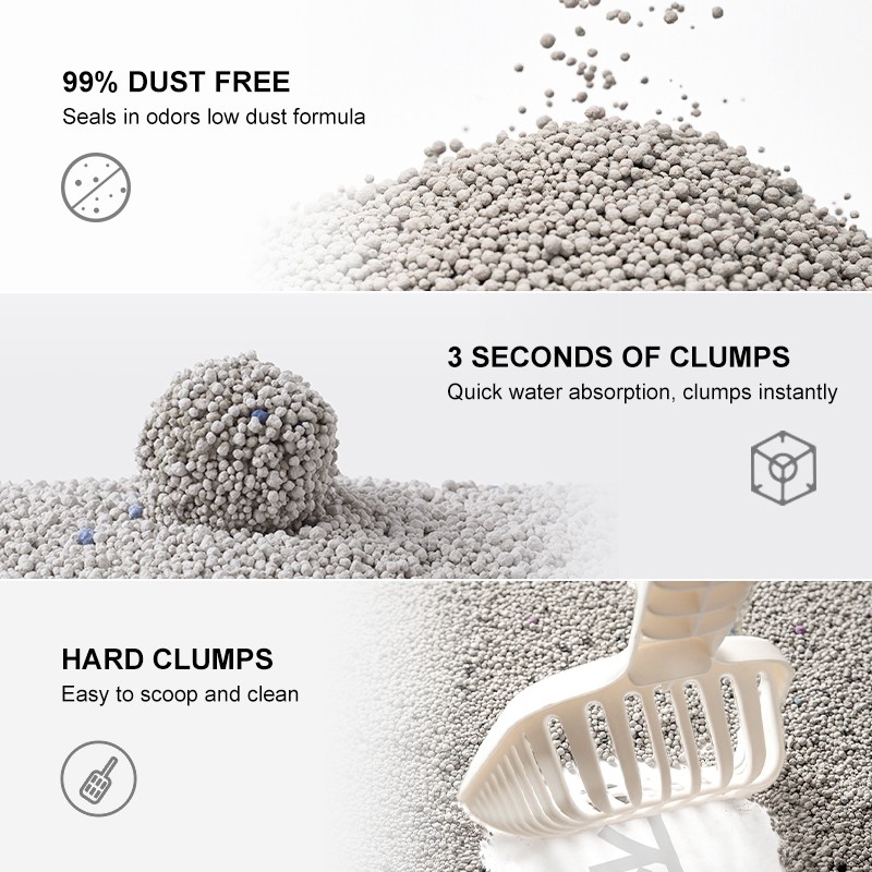 Natural Bentonite Cat Litter Supplier - Small Granules Zeolite