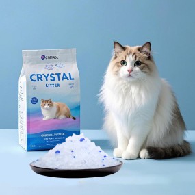 Blue Crystal Cat Litter Manufacturer - Wholesale Factory Directly Supply Low Dust 1-8mm 1.6kg