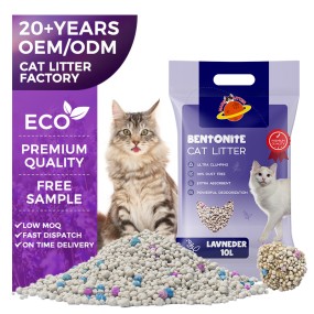 Volcanic Cat Litter Manufacturer - OEM Factory Natural Organic Dust Free Fast Clumping Clay