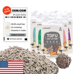 Plant Fiber Cat Litter Manufacturer - China OEM Factory Plant Fiber Honey Peach Green Tea Scent