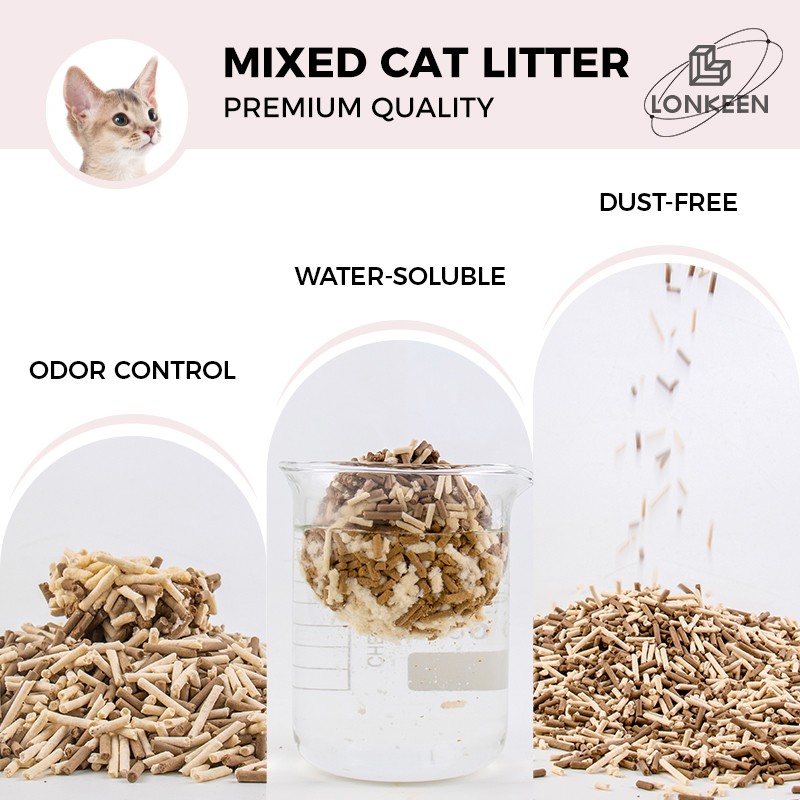 Plant Fiber Cat Litter Manufacturer - Wholesale Custom Plant Fiber 2.0mm Strip Shape Fast Clumping