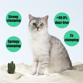 Efficient Cat Litter Manufacturer - China OEM Factory Efficient Odor Control Solid Clumping No Stick