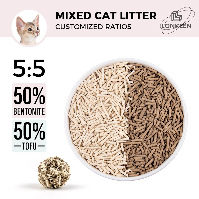 Plant Based Cat Litter Factory - All Natural Eco Friendly 6L Plant Clumping Flushable Strip
