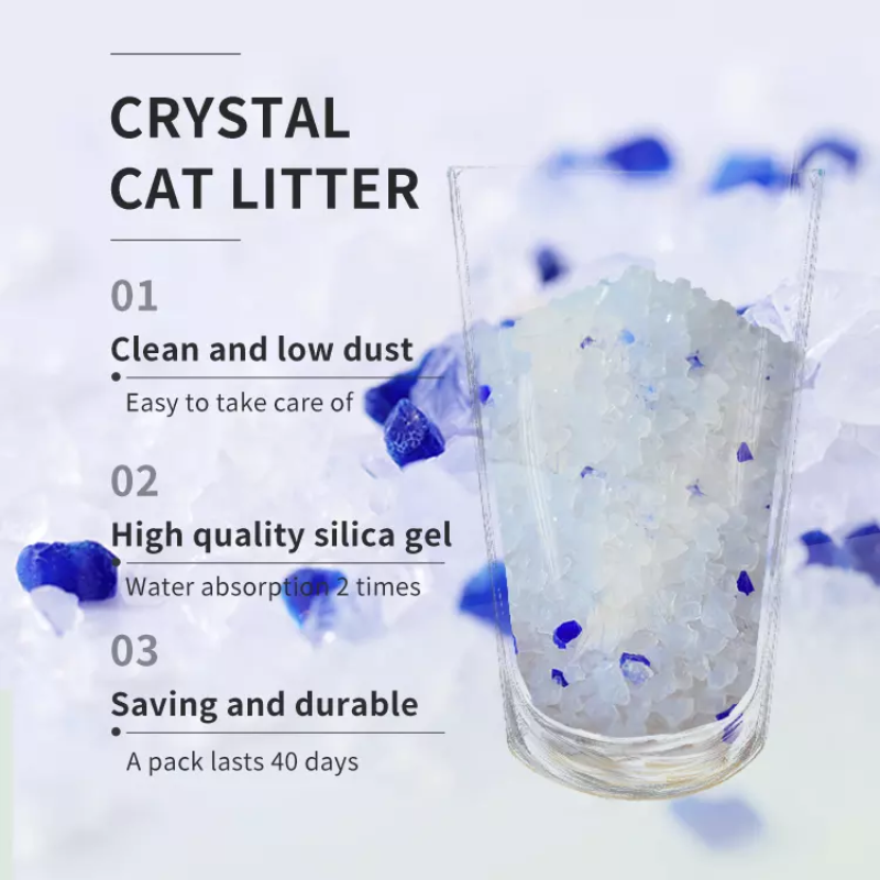 Micro Crystal Cat Litter Supplier - China Supply Highly Absorbent Micro Crystals ARENA PARA GATOS