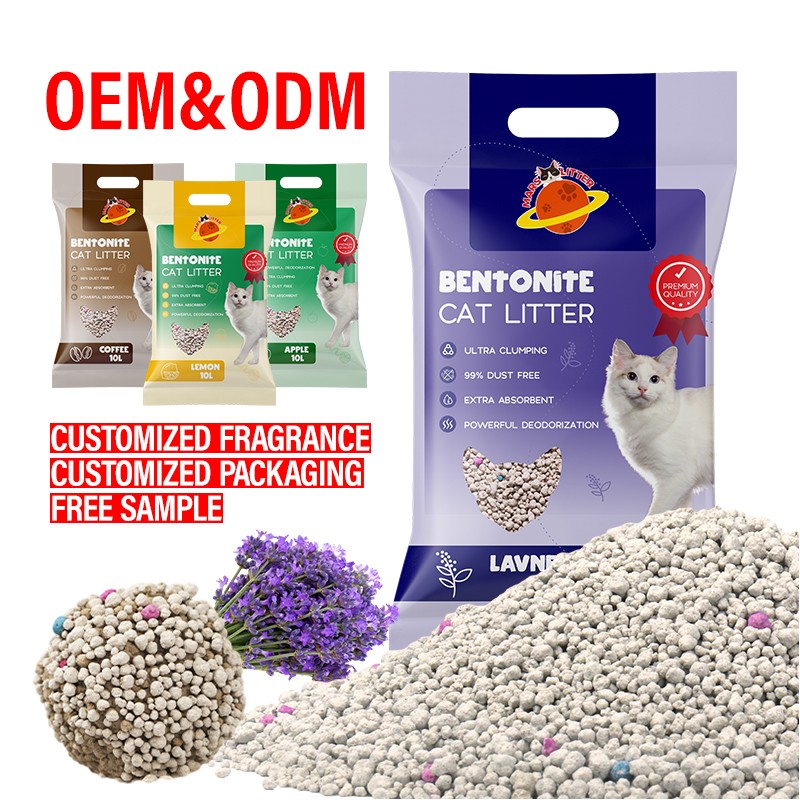 Eco Friendly Cat Litter Manufacturer - OEM ODM Low Dust 1-3mm Ball Shape Strong Clumping
